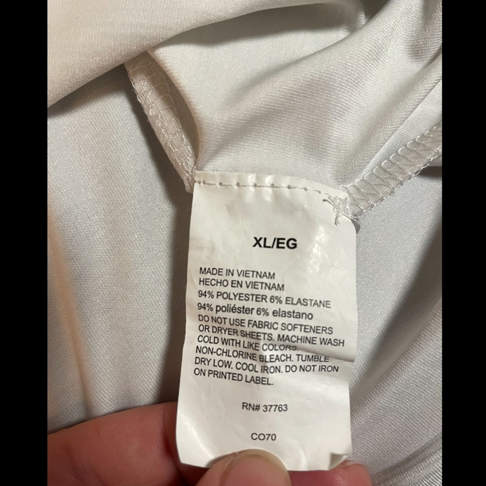 NWOT Callaway Polo Shirt Men XL White Gray Stripe Opti Dri Fit Golf Short Sleeve - Picture 6 of 7